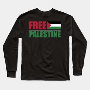 Free Palestine Long Sleeve T-Shirt